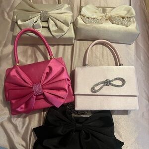 Pink and Cream Crossbody Bag Set